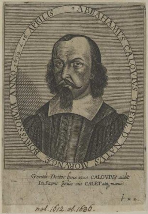 Bildnis des Abrahamvs Calovivs