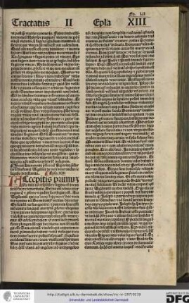 Epistola XIII.