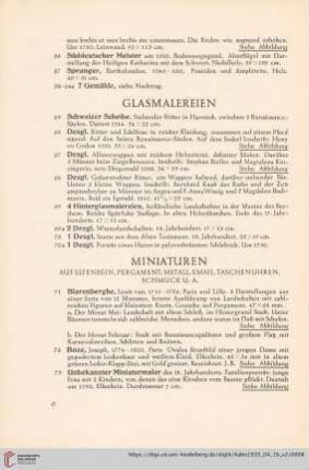 Miniaturen (Nr. 71-115)