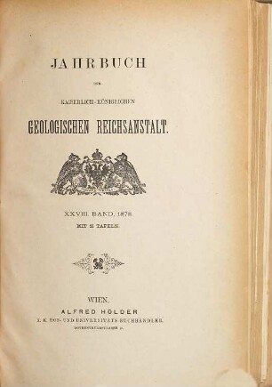 Jahrbuch der Geologischen Reichsanstalt. 28. 1878
