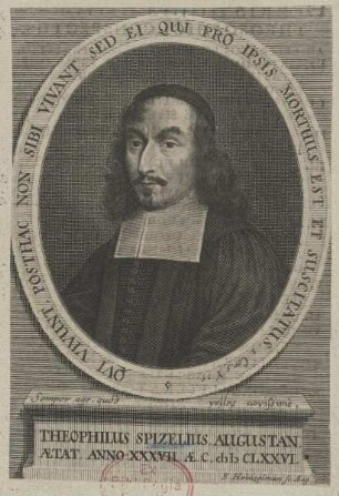 Bildnis des Theophilus Spitzelius