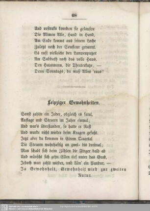 Leipziger Gewohnheiten