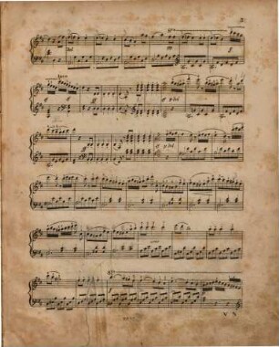 Huit rondinos agréables et brillans sur des motifs les plus favoris : pour le pianoforte ; Op. 419, 6. La folle : romance favorite française