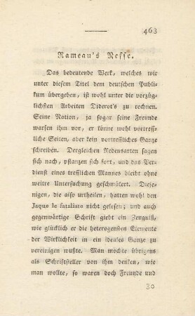 Rameaus' Neffe