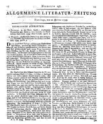 [Kausch, J. J.]: Ausführliche Nachrichten über Böhmen. Salzburg: Mayr 1794