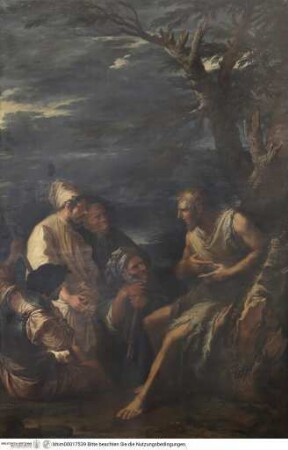 Johannes der Täufer predigt