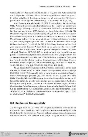 IV.2 Quelllen und Einzugsgebiete
