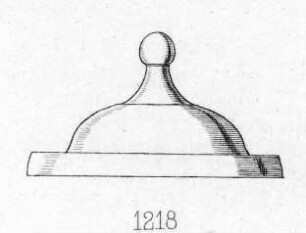 Profilierter Nagelkopf