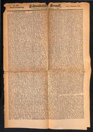 Artikel: "Reisebriefe aus dem Süden I."