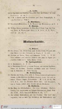 Holzschnitte (Nr. 29 - 50)