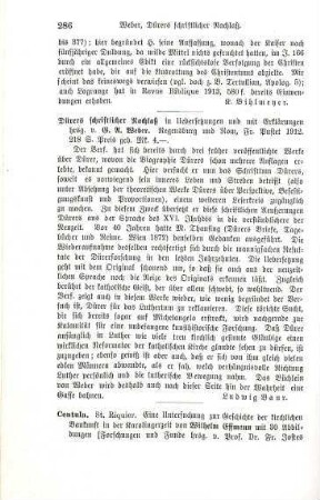 286-288 [Rezension] Effmann, Wilhelm, Centula - St. Riquier