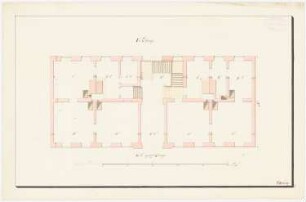 Wohnhaus: Grundriss 1.Etage