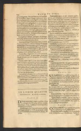 In Librum Quartum Adversus Marcionem