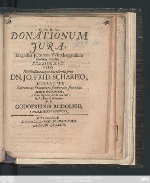 Donationum Iura