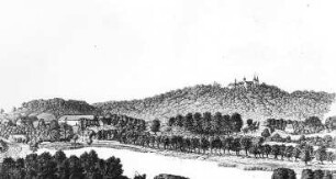 Huy-Röderhof. Kloster Huysburg und Vorwerk Röderhof, aus: Eß, Carl van: Kurze Geschichte der ehem. Benedictinerabtei Huysburg, 1810