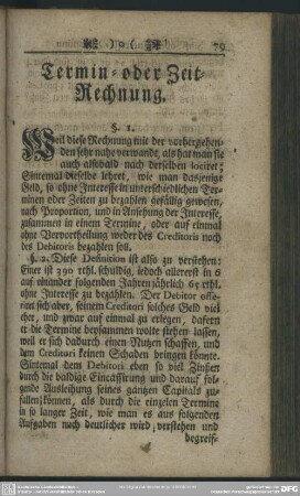 Termin- oder Zeit-Rechnung