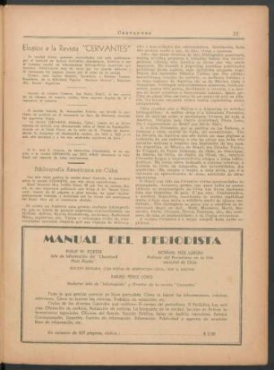 Bibliografía Americana en Cuba
