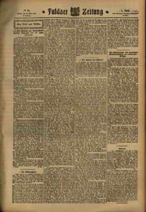 Vierte Ausgabe vom Freitag, den 24. März 1911.