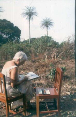 Mobai. Elisabeth Bärenfänger als Hobbymalerin