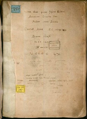 Joannis Aventini Annales ducum Boiariae, libri VII reliqua pars - BSB Clm 287