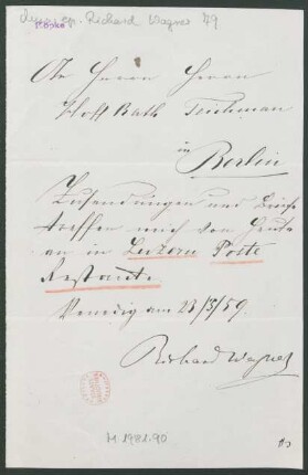 Brief an Richard Fricke : 28.10.1881