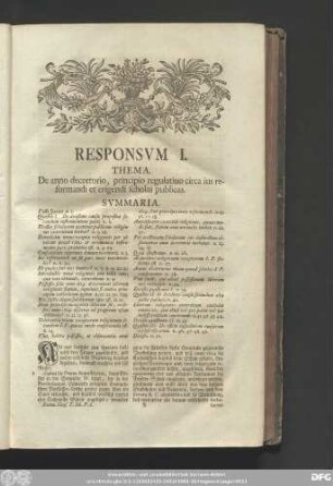[I. Iuris Ecclesiastici]