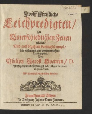 [1]: Zwölff Christliche Leichpredigten