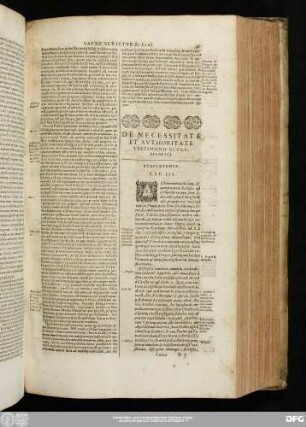 De Necessitate Et Authoritate Testimonii Ecclesiastici. Cap. III.