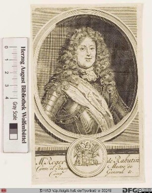 Bildnis Roger de Rabutin Bussy-Rabutin, gen. comte de