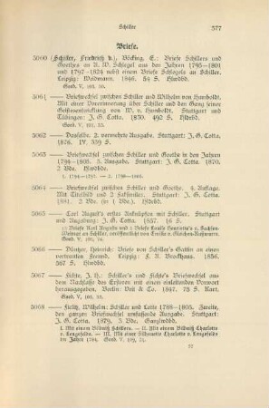 Briefe (Nr. 5060 - 5089)