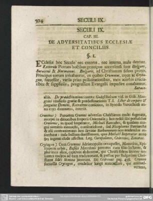 Seculi IX