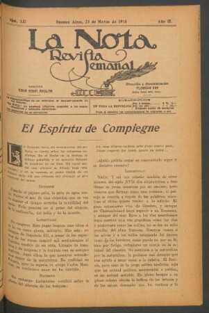 El espíritu de Compiègne