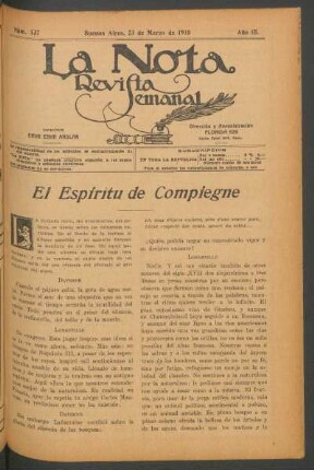El espíritu de Compiègne
