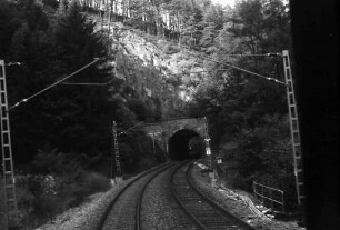 Triberg: Tunnelstrecke bei Triberg [wohl Tunnel beim 3. Bauer]