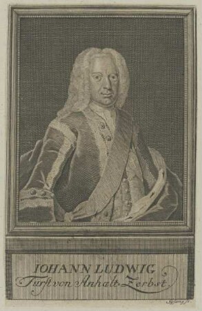 Bildnis des Iohann Ludwig von Anhalt=Zerbst