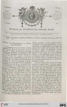 Heft 14 (17. Januar 1878)