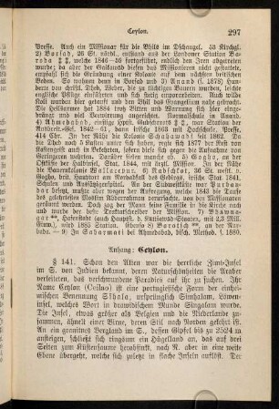 Anhang: Ceylon (§141-146)