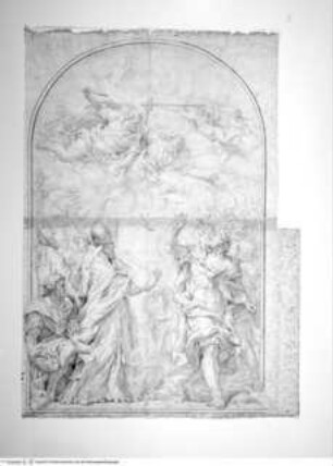Concorso Accademico 1692, Terza Classe: Kopie nach dem Attila-Relief von Alessandro Algardi in San Pietro