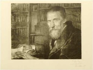 Lithographie von Wilhelm Raabe (1831-1910)