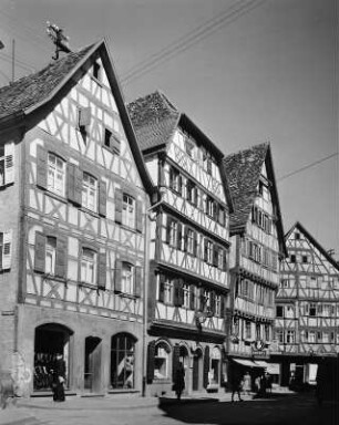 Mosbach Odenwaldkreis (Baden-Württemberg). Häuser am Marktplatz