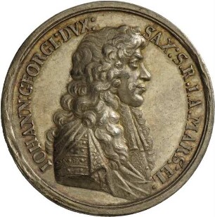 Medaille auf Kurfürst Johann Georg II. von Sachsen, o. J.