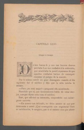 Capítulo XXVI - Llegar á tiempo