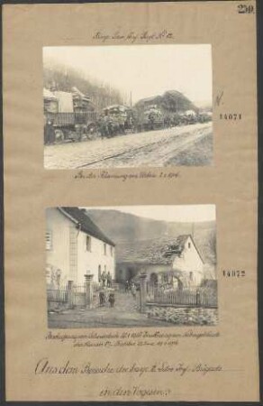 Bei der Räumung von Urbeis