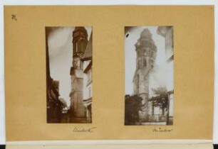 St. Jacobi, Einbeck. St. Blasius, Hann. Münden: Ansichten (aus: Skizzen- und Fotoalbum 22)