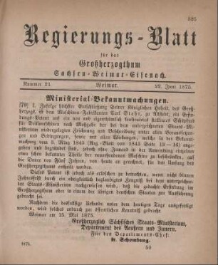 Nr. 21 : 22. Juni 1875