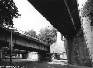 Brückenbauten der Fern- und S-Bahnunterführung Prellerweg; Berlin, Tempelhof-Schöneberg