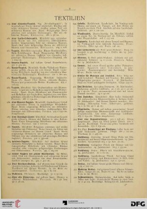 Textilien (Nr. 279-320)