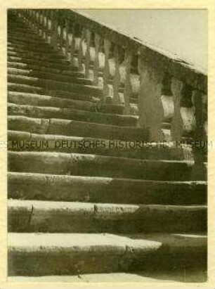 Assisi: Detail einer Treppe