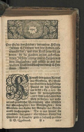 [Der Inwendige Kampf über Christi Auferstehung/]