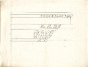 Speeth, Peter; Architekturentwürfe für den Unterricht - Fries (Detail)